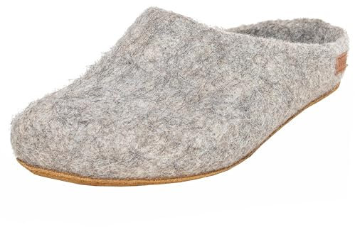 Magicfelt Filzhausschuh 728 Alpaka - Damen & Herren Pantoffel aus 100% Wolle 37