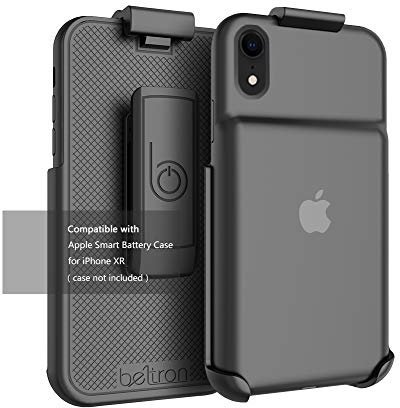 Gürtelclip Holster kompatibel mit Apple Smart Akku Hülle (für iPhone XR) – Smart Case nicht im Lieferumfang enthalten