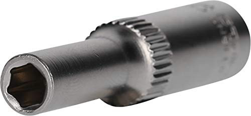 BRILLIANT TOOLS BT020951 1/4 Sechskant-Stecknuss, lange Ausführung, 5 mm [Powered by KS TOOLS]