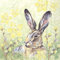 20 Servietten Hase in Frühlingswiese | Tiere | Ostern | Tischdeko 33x33cm
