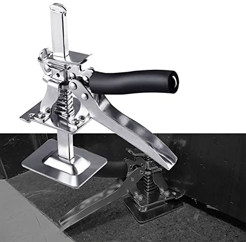 Drywall Lifts Jack, Height Regulator Handheld Jack Precision Clamping Tool, Labor-Saving Tile Lifter Cabinet Jack Height Regulator Locator Tools, Durable Hand Jack Tool for Wall Ceramic (1PC)
