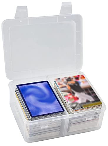 FULLCASE Kartenetui, kompatibel mit Baseball-Fußball-Sportspielen, Sammelkartenaufbewahrung, auch für PM-TCG/MTG/für C.A.H/für Topps Display Collector Organizer (nur Box)
