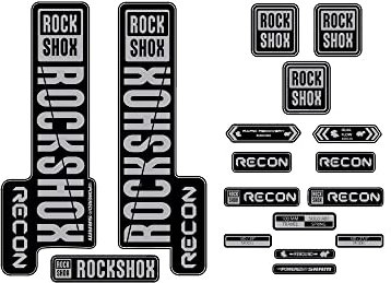 Adesivi compatibili con forcella bici Rock Shox Recon 2019-29''