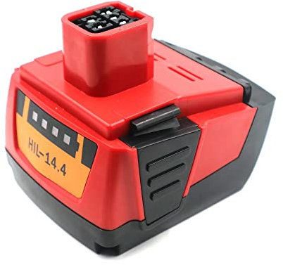 Compatible with Hilti 14.4 Volt Battery Lithium ion 4.0Ah 4000mAh Perfectly Replacement Batteries 14.4V Cordless Drills Chainsaws Reciprocating Saws Circular Saws Power Tools Battery