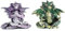 Puckator Figurine Dragon Elements-Paix Yoga Dekorative Figuren, Mehrfarbig, einzigartig