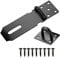 Stainless Steel Padlock Hasp and Staple Heavy Duty Shed Door Latch Shed Lock Hasp 4 Inch Gate Lock Latch Hinge Padlock Catch Door Clasp Latch Security Hasp for External Doors Window Cabinet Pet Cage