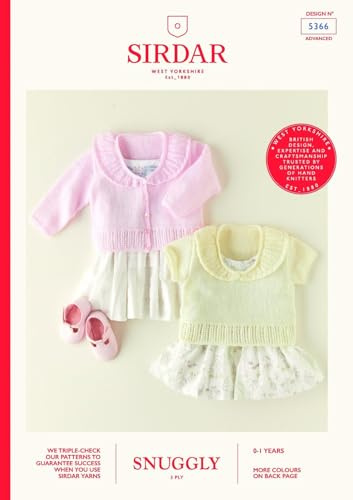 Sirdar Booklet - Snuggly, Top Cardigan 5366