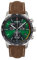 Zeppelin Herrenuhr mit Lederband Serie Night Cruise ETA Quarz Chronograph 10 Bar Datum 7288-4