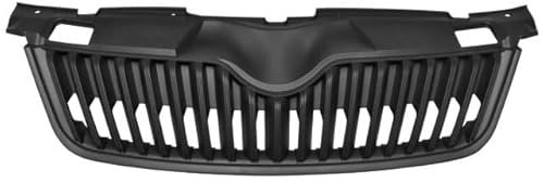 kompatibel für Skoda Roomster Fabia 5J (542) Facelift Kühlergrill schwarz ab Baujahr 2010-2015 DM Autoteile 6602