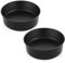 Homikit 6Inch Cake Tins, Stainless Steel Round Baking Pan Set of 2, Non Stick Cake Mould Perfect for Birthday Wedding Christmas, Healthy & Rust Free, Seamless Design & Easy Clean