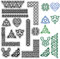 craspire Trinity Knot Transparenter Gummistempel Keltischer Knotenrahmen Vintage Transparente Silikonsiegel Stempel Für Journaling, Kartenherstellung, DIY, Scrapbooking, Handgefertigt, Fotoalbum