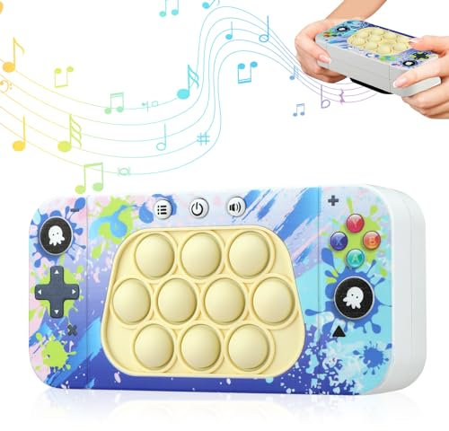 Vunake Fidget Toys Quick Push Spiel Pop Fidget Elektronisches Sensorspiel Bubble Sensory Squeeze Toys Push Bubble Squeeze Dekompressions Spielzeug Machine Fidget Toy für Kinder Erwachsene