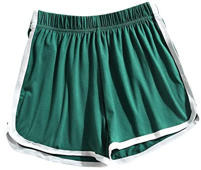 Angebote Jogginganzug Damen Damen Shorts Jeans Shorts Damen High Waist Kurze Hose Damen Baumwolle Hohe Taille Sport Shorts Mit Tasche Fitness Running Yoga Hose Kurze Hosen Damen Sommer (Armeegrün, S)