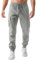JMIERR Herren Hosen Lang Casual Jogger Sporthose Freizeithose Stretch Cargo Hose Elastische Mit Tasche,GrauXL