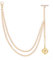 ManChDa Taschenuhr Mit Kette Für Herren - Kompass Anhänger, Albert Fob T Bar Curb Link T-Bar Mit 2 Haken Antik | Gold