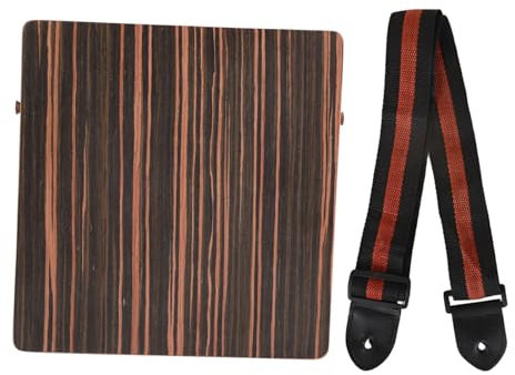 Cajon-Trommel aus Ebenholz, Vintage-Box, Holz, Schlaginstrument, Holzfarbmuster für Anfänger, Tägliches Üben