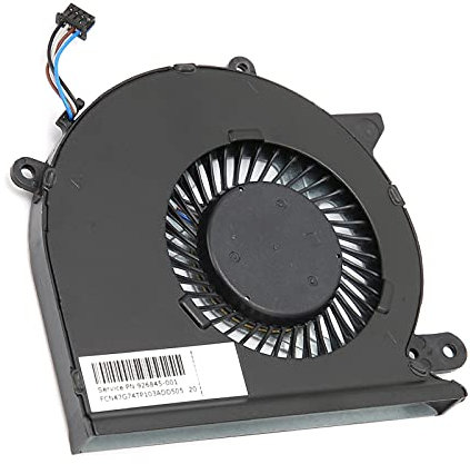 Elprico Ventilateur CPU, Ventilateur PC Forte Dissipation Thermique Remplacement de Refroidisseur D'ordinateur pour Ordinateurs Portables Pavilion 926845-001/15-cd/15-cc/17-ar/tpn-q190