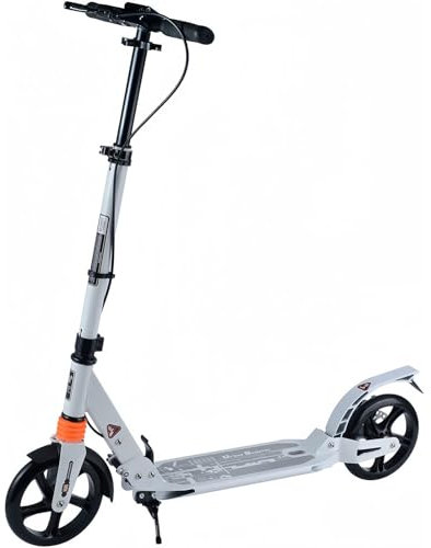 City Roller für Erwachsene 150 kg Tragkraft, Big Wheel Scooter Tretroller, Klappbar Cityroller mit Stoßdämpfer Höhenverstellbar Roller Kinder ab 10 Jahre B