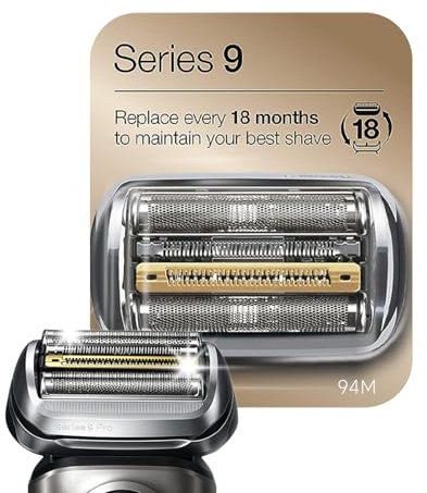 Scherkopf 94m für Series 9/9 Pro Kompatibel mit Braun 9 Series Foil Rasierer 9477cc, 9330s, 9465cc, 9460cc, 9419s, 9390cc, 9385cc