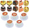 SIRLOMU 20 Pezzi Accessori Casa delle Bambole, Giocattoli Cucina, Cibo Miniatura, Tazze di Caffè, Cibo Mini, Torte Dessert, Accessori Mini per la Cucina, Festa del Tè Mini, Micropaesaggi Fai da Te