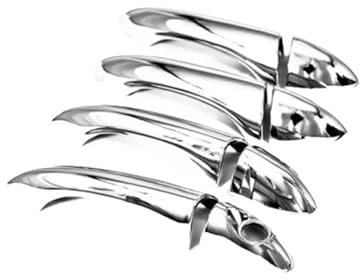 KFJFDHES Car Outer Door Handle Exterior Accessories- Chrome Door Handle Cover/Fit for BMW E53 X5 Series Car Driver Side Exterior Door Handle