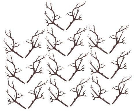 ULTECHNOVO 12piezas Ramas Artificiales Decorativas para Decoración De Navidad Y Halloween Ramas De Árbol Secas para Manualidades Y Centros De Mesa