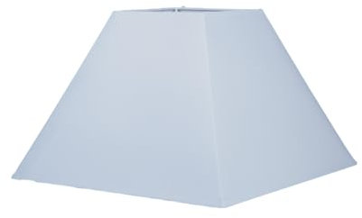 levitantes Lampenschirm, weiß, 35 x 15 x 25 cm, Popeline-Gewebe für E27-Lampenfassung, konisches Design, ideal für den Innenbereich