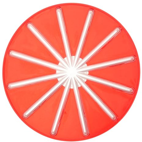 Veemoon Protection anti-éclaboussures pour batteur électrique : protège-bol de 14 cm (5,5 po) – Couvercle de fouet en plastique – Protection anti-éclaboussures pour batteur électrique