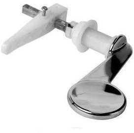 Cistern Lever for Ideal Standard Toilets | Metal Flush Handle Replacement | Chrome Plated Handle With Adjustable Arm | Toilet Tank Lever