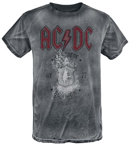 AC/DC Let There be Rock Männer T-Shirt grau Band-Merch, Bands 3XL