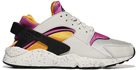 Nike Men's Air Huarache Sneaker, Bone/Pink/Gold Bl, 7.5