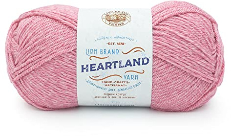 Lion Brand Yarn Heartland Yarn for Crocheting, Knitting, and Weaving, Multicolor Yarn, 1-Pack, Lassen Volcanic