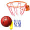 Georgie Porgy Kinder Basketballkorb und Netz-Set Wandmontierter Metall Schlafzimmer Sportspielzeug für Alter 3-8 Jahren (Basketballkorb 32CM+Pumpe+Ball), Basketballkorb 32cm+ball+pumpe