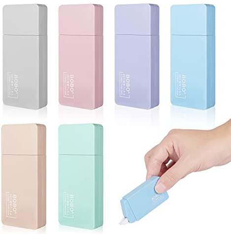 JOYSKY 6 Stück Korrekturroller 6mx5mm Korrekturbands Sehr Hohen Deckkraft