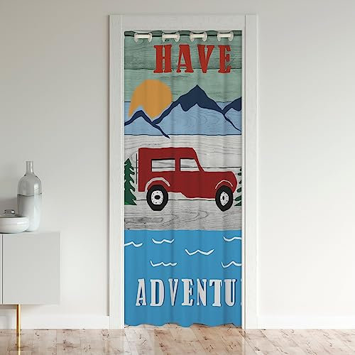 Tende per finestre per camper, ottimo trattamento per finestre da campeggio per bambini e bambini, motivo cartone animato, camper, auto, armadio, tenda per camera da letto, soggiorno, fattoria,