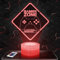 Lampe Gamer Zone deko Zimmer Junge Lampe 3D Gamer Zoneobjekt Videospiele Geek Konsole Geschenk gedämpftes Licht Nachtlicht deko Büro. Eigenartig Geschenk Weihnachten Teenager TOP