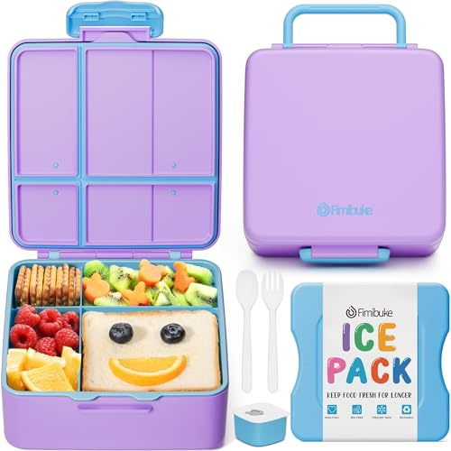 Fimibuke Chill Bento-Box für Kinder und Erwachsene, Kleinkinder, Lunchbox mit Eisbeutel