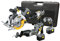 Durofix 4 in 1 Combi Kit | 3-Speed Cordless Hammer Drill/Driver, 29mm Reciprocating Saw, 165mm Circular Saw, LED Flashlight, 3.0Ah Battery and Charger, Plus Accessories, with Heavy Duty Carry Case.