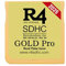 For 3 DS D SL XL/LL 2025 R 4 SD-HC Adapter Game Card Digital Memory Card Flashcard- Gaming Accessories Portable (Gold)