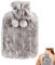 Solo tapa de botella de agua,2 litros suave piel de peluche linda cubierta para botella de agua caliente - Tapa blanda para botella de agua Tapa blanda para bolsa de agua So