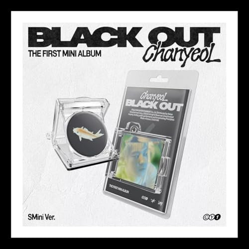 EXO CHANYEOL BLACK OUT 1st Mini Album (SMINI Ver. + Gift Card) K-POP SEALED