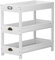 Vicco Aufbewahrungsregal Legum, Stauraumregal, Weiß, 33 x 66 cm mit 3 Ablagen