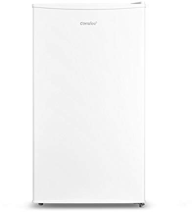 Comfee RCD80WH3(E) Kühlschrank mit Gefrierfach, 80L Kleiner Kühlschrank, Inverter-Kompressor, Obst- und Gemüsefach, 84.5 cm Höhe, 47.5 cm Breite, 110 kWh pro Jahr, Einstellbare Temperaturregelung