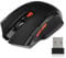 2.4GHz Wireless Gaming Mouse, 6 Buttons, Ergonomic Design with Orange LED, USB Receiver, Black