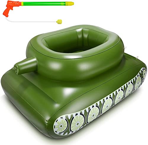 ColchóN de Aire Mejorado 2025 para Piscina, Tanque para NiñOs, Anillo de NatacióN, Hamaca Inflable, Bote Inflable, Juguete de Piscina con Pistola de Agua, para NiñOs Y Adultos(Aldult)