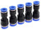 MUXSAM Pneumatische Fittings Push，Gerade Pneumatik Steckverbinder in Fitting Steckverbinder für Luft Wsser Schlauchanschluss 5pcs Durchmesser 8cm，6cm