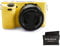 kinokoo Silicone Cover Tailored for SONY A6400 A6300 Protective Case (yellow)