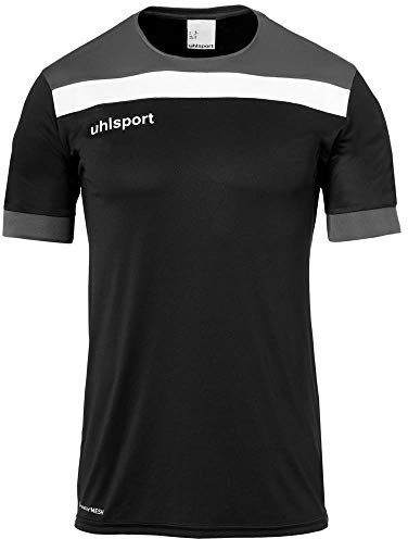 uhlsport Herren Offense 23 Trikot, schwarz/Anthra/Weiß, XXL