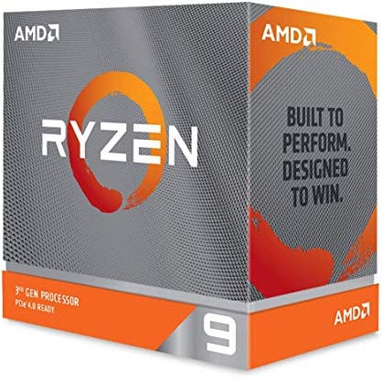 AMD Ryzen™ 9 3900XT Processor (12C/24T, 70MB Cache, Up to 4.7 GHz Max Boost) – Without Cooler