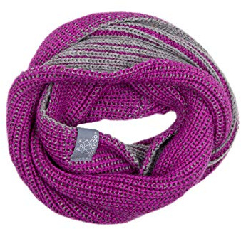 Pickapooh Loopschal aus 100 % Merinowolle, für Erwachsene, gestrickt, Halswärmer, für Damen und Herren